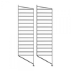 String - String System Bodenleiter 115x30cm - schwarz/lackiert/115x30cm/2er Set