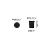 Vitra - Happy Bin S Paper Basket  - line drawing