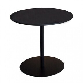 Lapalma - Table de bistrot structure noir ronde Brio H72cm