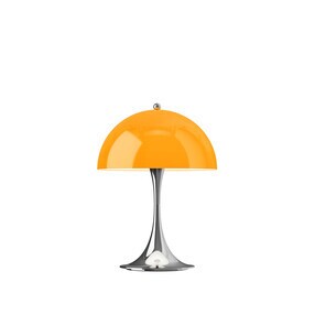 Louis Poulsen - Lampe de table LED Panthella 250 Portable V3 avec batterie strcuture chromé
