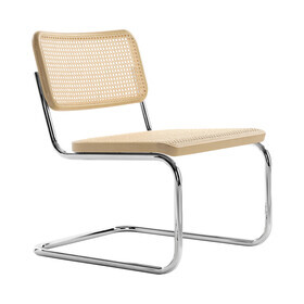 Thonet - S 32 VL Cantilever Lounge Chair Chromed Frame
