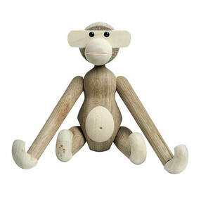 Kay Bojesen Denmark - Holzfigur Affe klein Ahorn