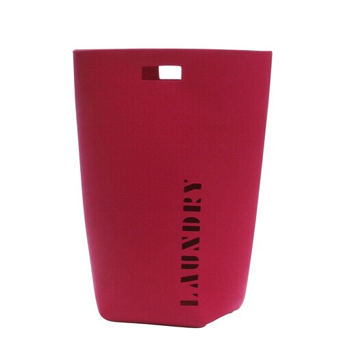 Hey-Sign - Hey-Sign Felt Laundry Basket Cutout Lettering - poppy red 35/69cm/with cutout lettering/Laundry