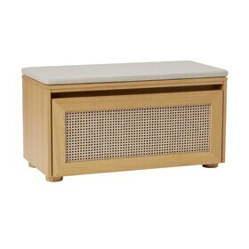 Umage - Banc de rangement rembourré Hideaway tressage viennois