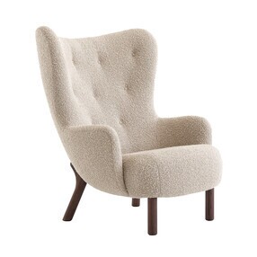 &Tradition - Petra VB3 lounge chair onderstel walnoot