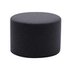 Softline - Drum- Tabouret / table d'appoint S - anthracite/étoffe Felt 610/H 30cm / Ø 45cm