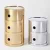 Kartell - Componibili 3 Metallic - Conteneur