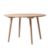 &tradition - In Between SK4 Dining Table - white oiled oak/H 73cm/Ø 120cm