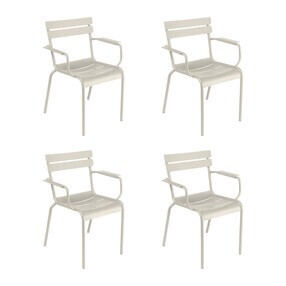 Fermob - Luxembourg Gartenarmlehnstuhl 4er Set