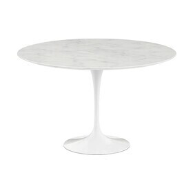 Knoll International - Saarinen eettafel Ø120cm marmer