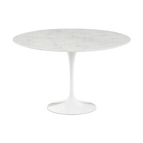 Knoll International - Saarinen eettafel Ø120cm marmer