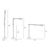 Artemide - Tolomeo Terra E27 Floor Lamp - line drawing