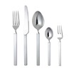 Alessi - Dry Cutlery Set 30-Piece Set - stainless steel/matt/6 knives/6 forks/6 soup spoons/6 coffee spoons