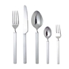 Alessi - Dry Besteckgarnitur 30tlg. - edelstahl/matt/6 Tafellöffel/6 Tafelgabeln/6 Tafelmesser/6 Kaffeelöffel/6 Kuchengabeln