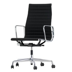 Vitra - Chaise de bureau EA 119 étoffe structure poli