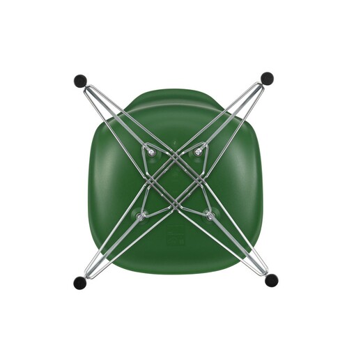 ぽっち Eames Plastic Chair[DSR CH ZF E8] Eames Plastic Side Chair DSR Chair with Seat Cushion Vitra