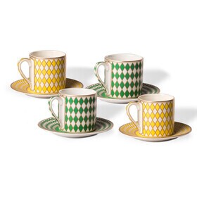 pols potten - Chess Espresso Cup Set of 4