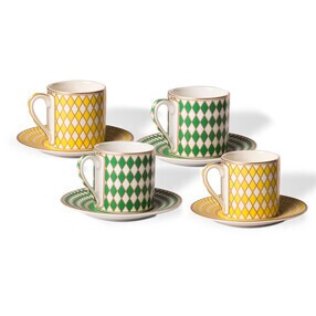 pols potten - Chess Espressotasse 4er Set