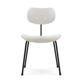 Wilde + Spieth - Chaise structure noir Eiermann SE 68