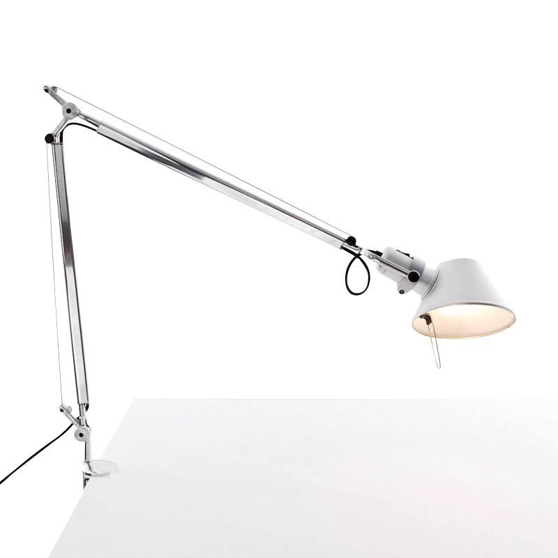 Artemide Tolomeo Tavolo Table Lamp With, Clamp On Desk Lamp