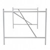 Richard Lampert - Eiermann 1 tafelonderstel midden - zilver/incl. hoogteverstelling 3,5cm/in het midden/110 x 66 x 78cm