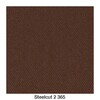 &tradition - Cloud LN3.2 Sofa 3-Sitzer - rot-braun/Stoff Steelcut 2 365/BxHxT 220x75x84cm/Füße schwarz