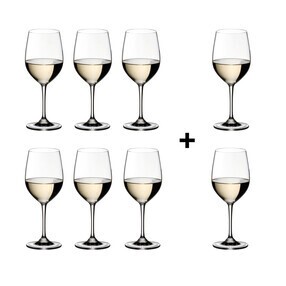 Riedel - Vinum Vigonier/Chardonnay wijnglas set van 6+2 vrij