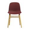 Normann Copenhagen - Form Stuhl Gestell Eiche  - red/frame natural oak/48x80x52cm