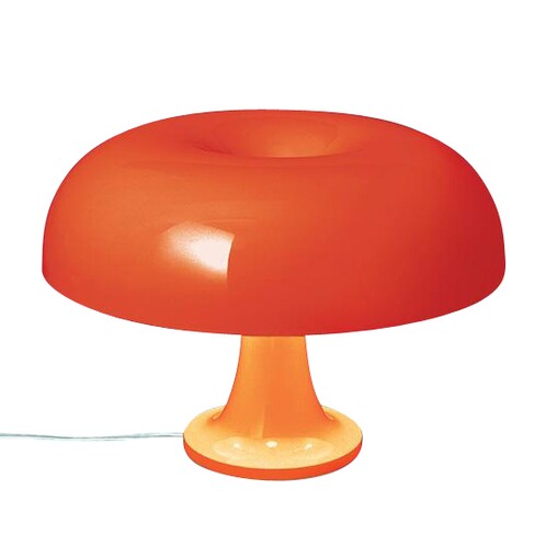 Artemide - Nessino Table Lamp - orange/solid-coloured/H:22,3 x Ø32 cm