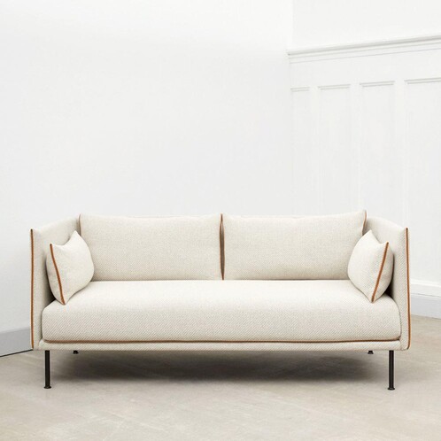 HAY Silhouette 2 Seater Sofa Steel Base | AmbienteDirect