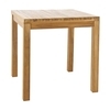 Jan Kurtz - Samoa Teakholz Gartentisch - natur/Teak/LxBxH 75x75x75cm