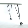 Kartell - Max Tisch mit Rollen 190x90cm