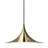 Gubi - Semi 60 Suspension Lamp - brass/glossy