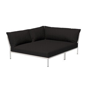 HOUE - Level 2 Cozy Outdoor Sofa Left Muted White Base