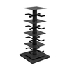 Opinion Ciatti - Ptolomeo X4 B Book Stand - black/base polished steel/H110cm, 4 shelves