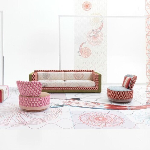 Moroso - Karmakoma - Canapé  3 places