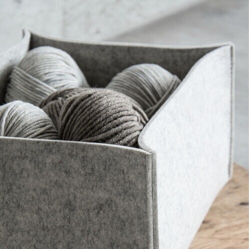 Hey-Sign - Box 2 Felt Storage Boxes 3 Pieces