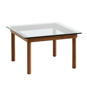 HAY - Table basse Kofi structure noyer 60x60cm