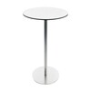 la palma - Brio Fix 110 Table - white/HPL/round/Ø60cm