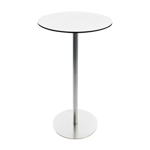 la palma - Brio Fixe 110 - Table - blanc/HPL/ronde/Ø60cm