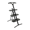 Kartell - Tiramisu Klappleiter - schwarz/Stahl