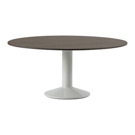 Muuto - Table à manger Midst Ø160cm chêne foncé
