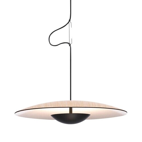 Marset - Ginger 42 LED - Suspension - chêne/Ø42cm/2700K/2130lm