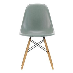 Vitra - Chaise Eames Fiberglass DSW structure frêne