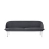Muuto - Oslo - Canapé 3 places - gris foncé/étoffe Steelcut 2 180/RAL 7026