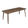Gubi - Gubi Dining Table - Table rectangulaire - noix/LxPxH 200x100x72,3cm/structure/plateau de table noix