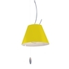 Luceplan - Costanzina - Suspension avec câble tracteur - jaune vif/aluminium
