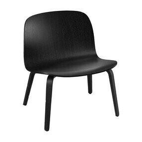Muuto - Visu Lounge - Fauteuil & piètement bois