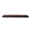Softline - Bingo Folding Mattress / Side Table - mocca/fabrics felt 635/LxWxH 195x65x36cm/with small table