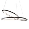 Nemo - Kepler LED Downlight - Suspension - noir/6300lm/2700K/dimmable 1-10V/lumière orientée vers le bas